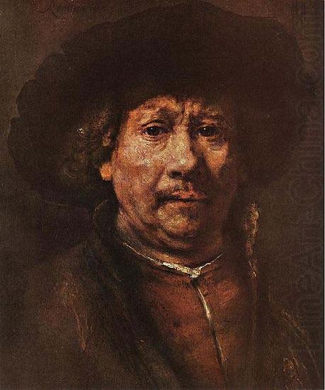 REMBRANDT Harmenszoon van Rijn Little Self-portrait china oil painting image